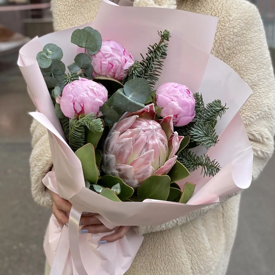 Зимний букет "Экзотика"