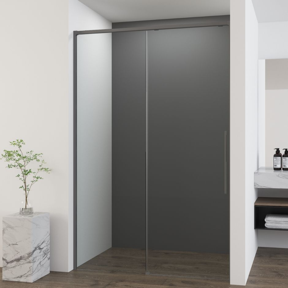 Душевая дверь Vincea Ultima VDS-7UL100CL 100х200 см с доводчиками ФОТО