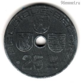 Бельгия 25 сантимов 1942