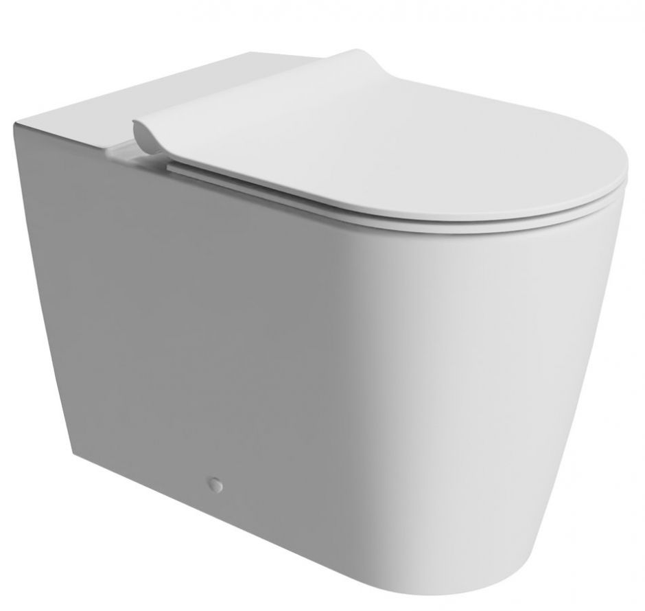 Изображение Унитаз напольный GSI KUBE X 9419 63 х 36 белый матовый