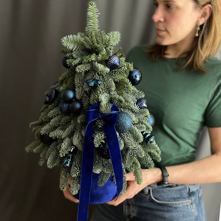 Синяя ёлочка