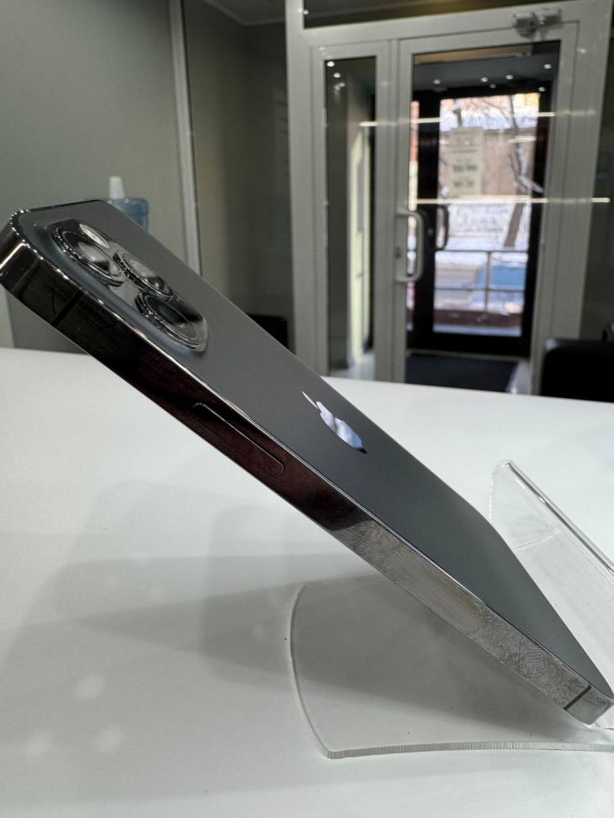Apple iPhone корпус 12 Pro сборе со шлейфами, стеклом камеры оригинал с разбора (снятый) царапины  на рамке, крышка идеал серый