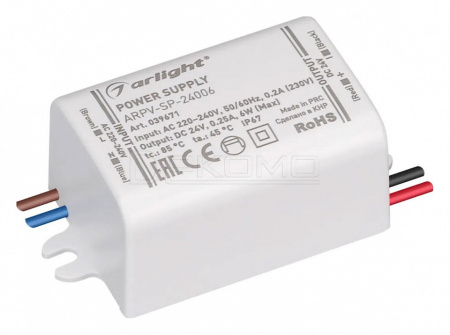 Блок питания ARPV 6Вт 24В 039671