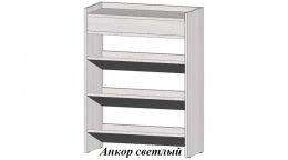 Обувница Визит (ш600*г256*в800мм) Анкор светлый