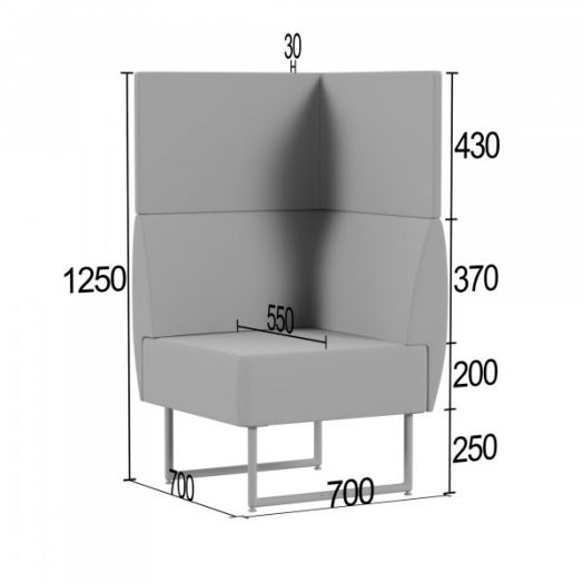 Угловая секция Трион В