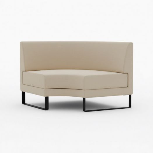 Угловая секция Тэтор-Офис А вогнутая