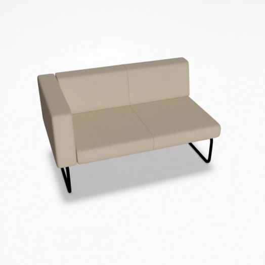 Диванная секция Слендер А двойная с одним подлокотником