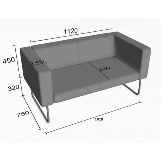 Диван двойной Слендер А