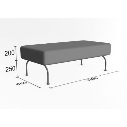 Пуф Нэбстер прямоугольный 1300