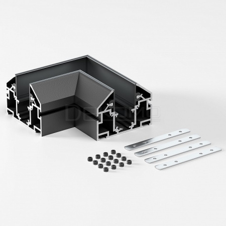 Соединитель угловой L-образный для треков встраиваемых Slim Magnetic a067414