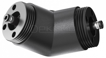 Соединитель угловой L-образный для треков накладных CA018LWC-B