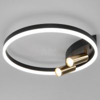 Накладной светильник Luminari 90247/3 черный/золото Smart
