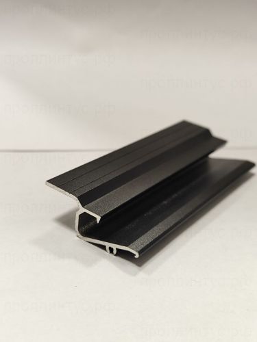 Потолочный теневой профиль для натяжных потолков НТП 7, черный муар