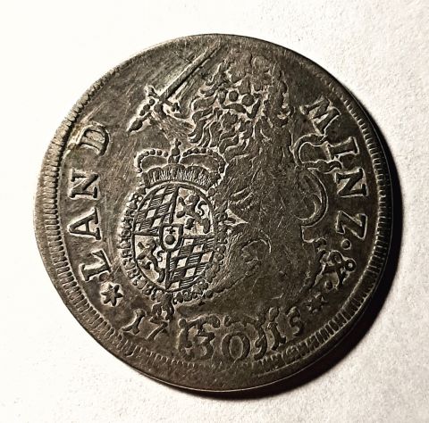 30 крейцеров 1715 Бавария Германия XF