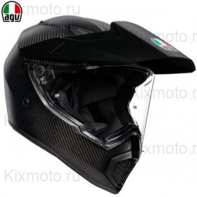 Шлем AGV AX-9 Carbon Mono, матовый черный