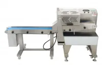 Промышленный слайсер с отводящим транспортером Hualian Machinery HLQPJ-304XL