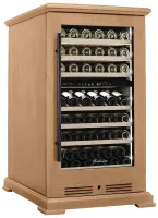 Винный шкаф двухзонный Meyvel MV77PRO-KBT2 (Натуральный бук)