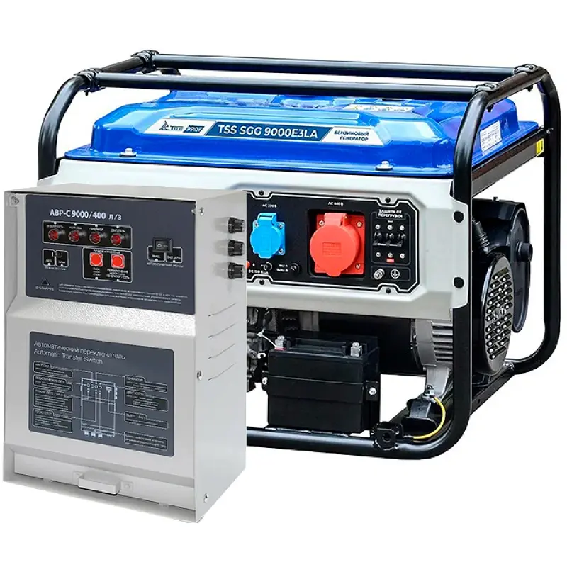 ТСС SGG 9000E3LA бензогенератор с блоком АВР ТСС С 9000/400 л/з 190051/190027