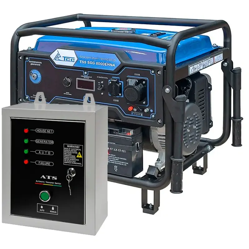 ТСС SGG 8000EHNA бензогенератор с блоком АВР ТСС С 9000/230 160014/190047