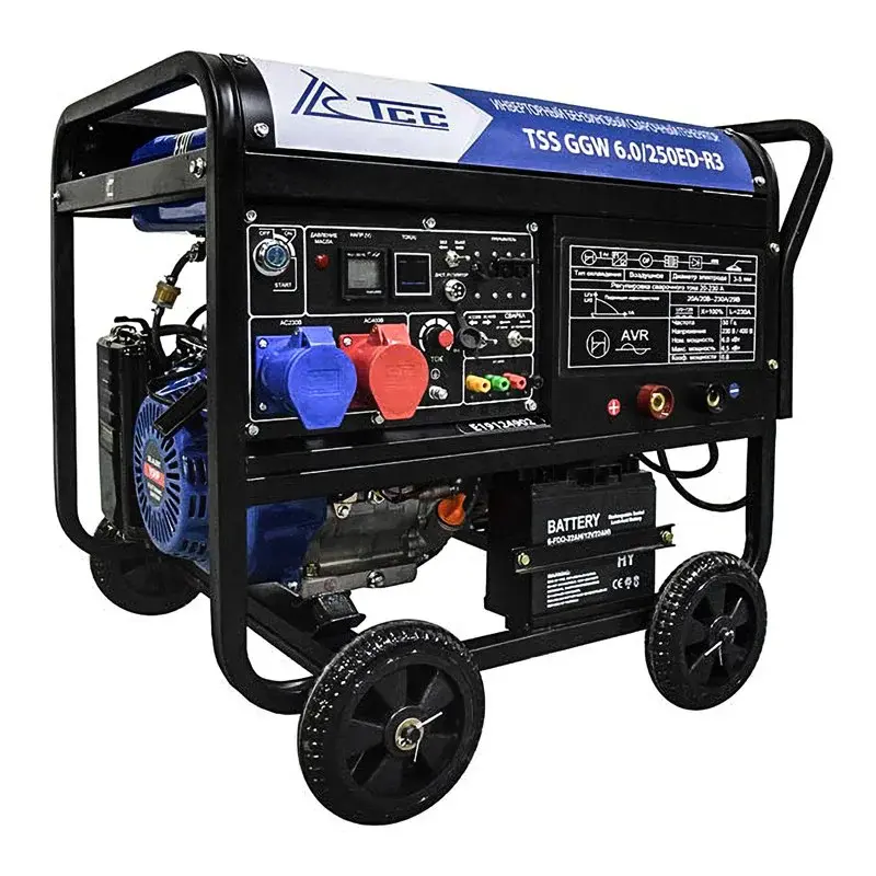 ТСС GGW 6.0/250ED-R3 бензиновый сварочный генератор 026495