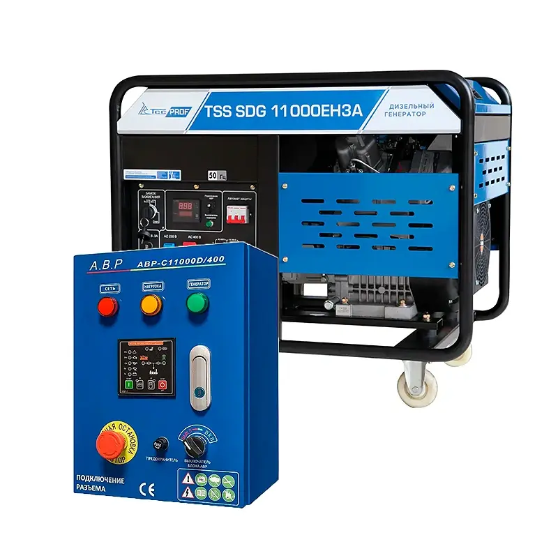 ТСС SDG 11000EH3A дизель генератор с блоком АВР ТСС C 11000D/400 100056/190046