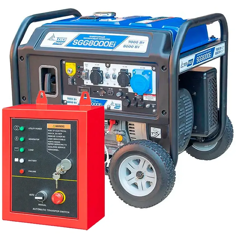 ТСС SGG 8000Ei инверторный бензогенератор с блоком АВР ТСС С 9000/230 060034/190077