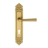 Ручка на планке Extreza Sandro 332 CYL PL02 латунь матовая