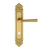 Ручка на планке Extreza Sandro 332 WC PL02 латунь матовая