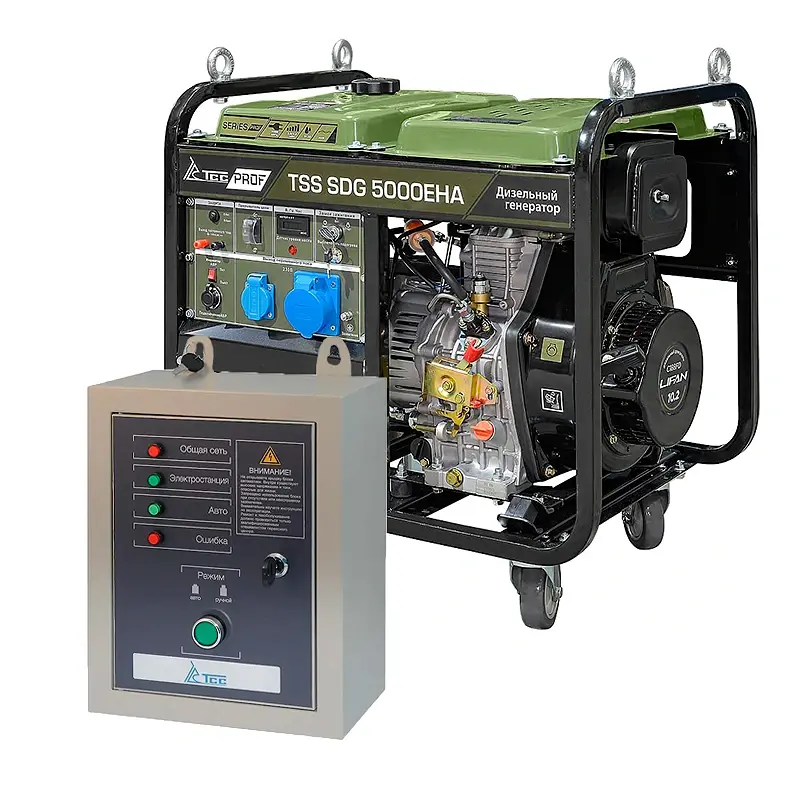 ТСС SDG 5000EHA дизель генератор с блоком АВР ТСС С 9000D/230 077039/190033