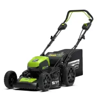 Аккумуляторная газонокосилка самоходная Greenworks GD80LM51SPK4 80V (1 x 4 Ач, ЗУ) 2502107UB