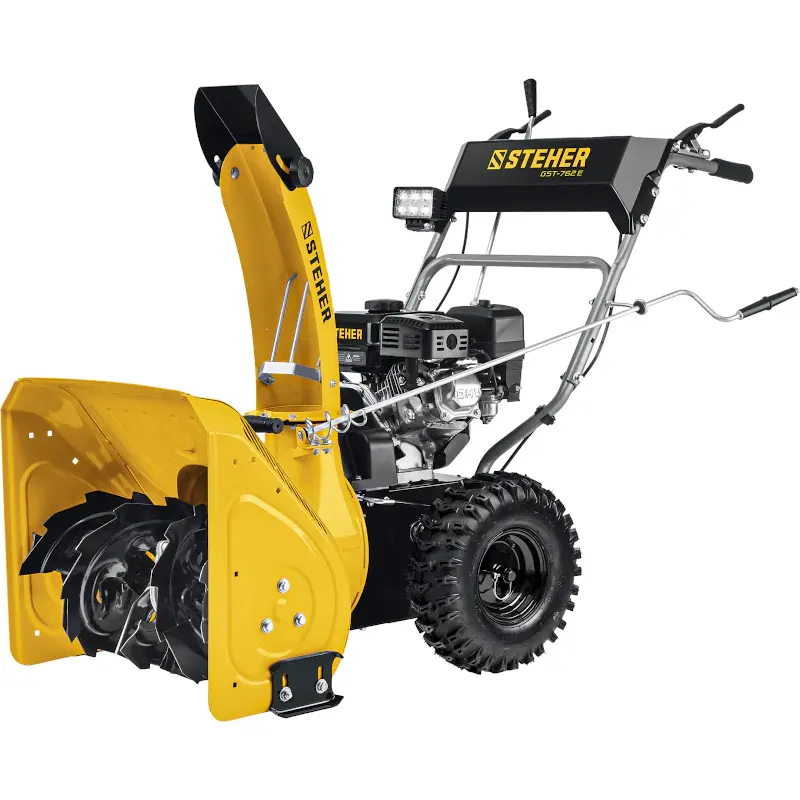 STEHER GST-762E снегоуборщик бензиновый 7 л.с. ковш 62 см, выброс 12 м, 6 вперед/2 назад