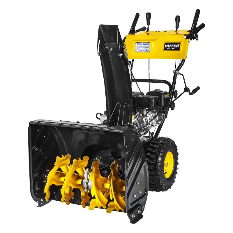 HUTER SGC 8,0 снегоуборщик бензиновый 8 л.с. ковш 62 см, выброс 15 м, 6 вперед/2 назад 70/7/45