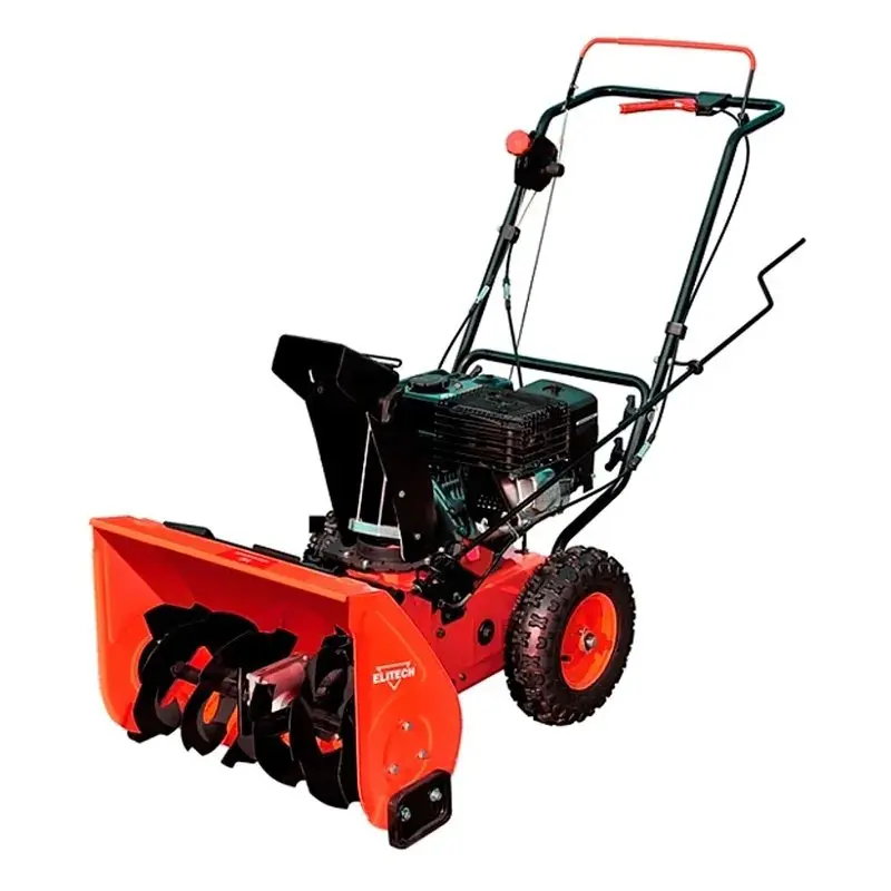 ELITECH СМ 6 (Е1609.003.00) снегоуборщик бензиновый 6 л.с. ковш 56 см, выброс 15 м, 4 вперед/2 назад 200867