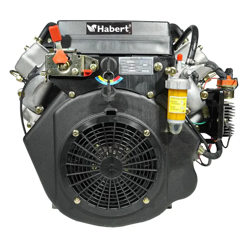 Habert HD2V910 двигатель дизельный D25.4 мм, 20А, 00-00062456