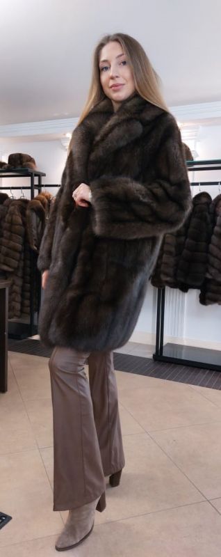 Шуба седой соболь