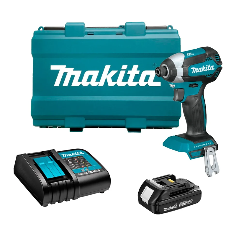Makita DTD153SY аккумуляторный ударный шуруповерт (1 x 1.5 Ач, З/У)