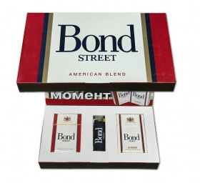 Сигареты - BOND Street (подарочный набор). Made in USA. Редкие. Россия 90е годы. Оригинал verified