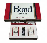Сигареты - BOND Street (подарочный набор). Made in USA. Редкие. Россия 90е годы. Оригинал verified