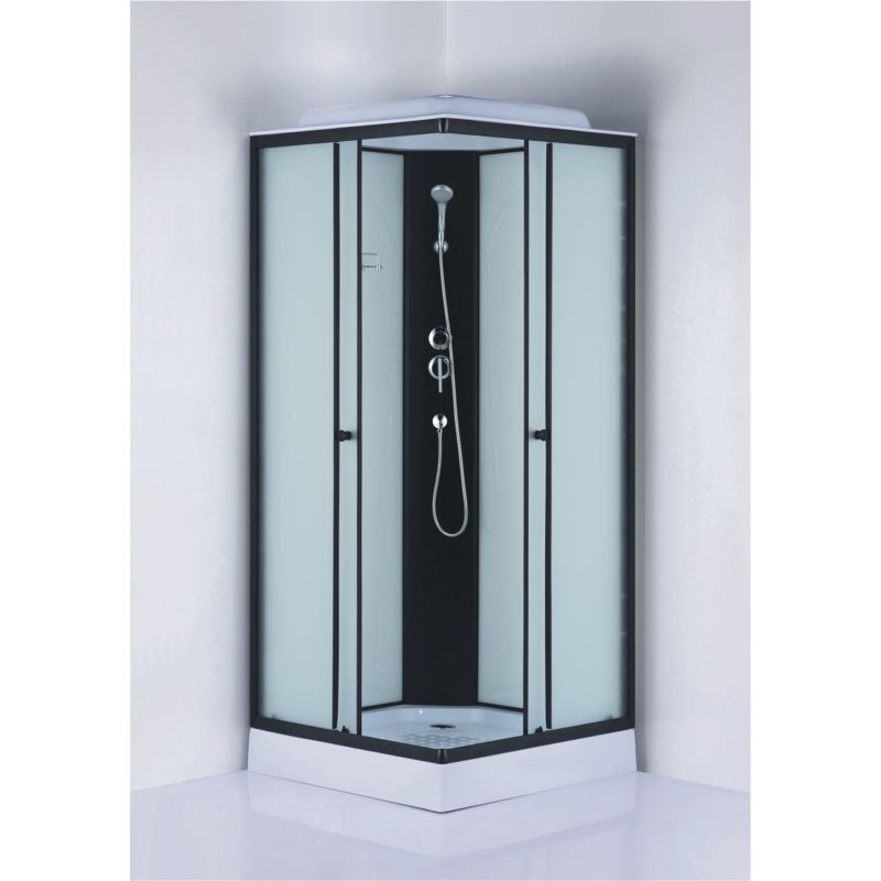 Душевая кабина Loranto 90х90, поддон 14 см, матовое стекло CS-992EBTM/W-90
