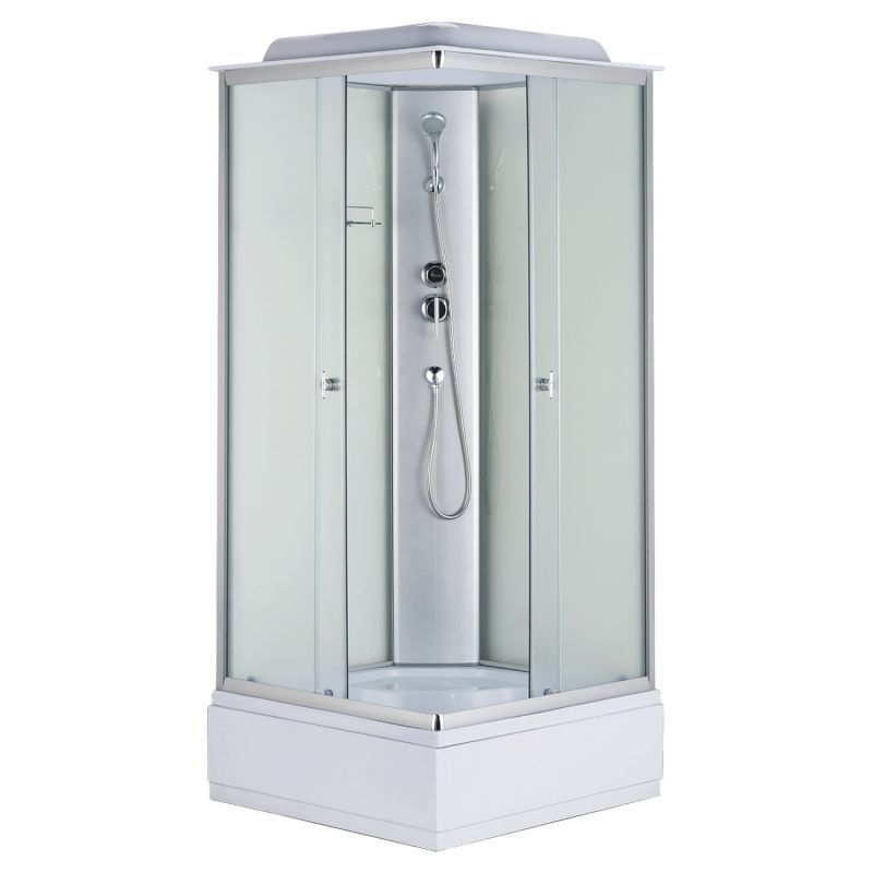 Душевая кабина Loranto 90х90, поддон 30 см, матовое стекло CS-990ETM/W-90