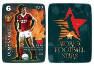 030 - Анатолий Демьяненко, Сборная СССР. "World Football Stars". UNCC. Коллекционная карточка Oz