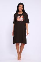 Ночная сорочка НС 525 [коричневый]