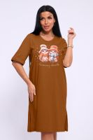 Ночная сорочка НС 525 [кирпичный]