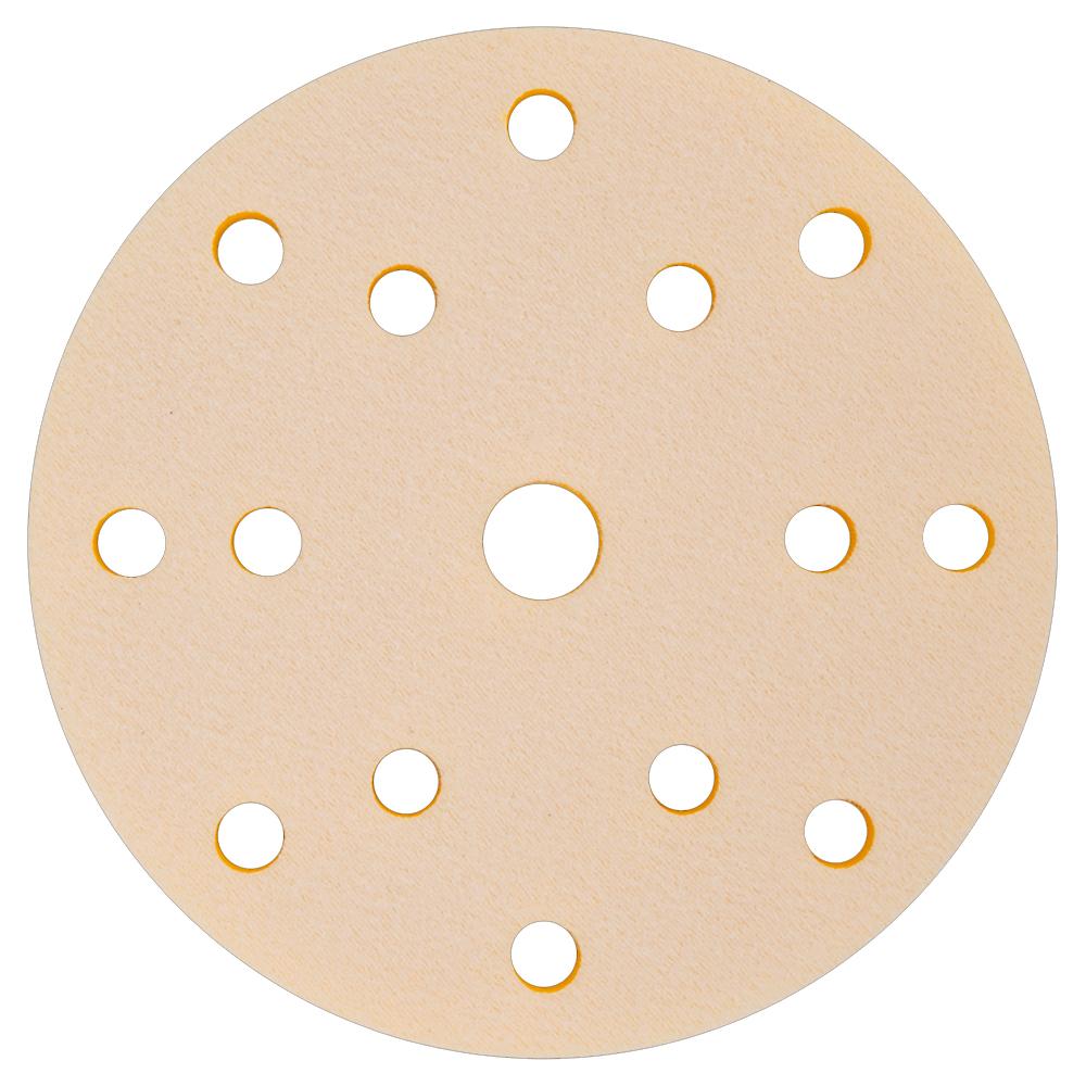 Hanko YLO-PADS Желтая мягкая промежуточная подложка для дисков 150х8мм, 15 отверстий