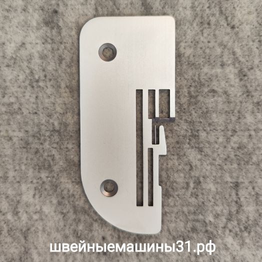 Игольная пластина "А" для оверлоков TOYOTA SL3314; SL354; SLR4D; SL1T; SL3404D; SL3304 и др. Длина пластины 99 мм; ширина пластины 43 мм; расстояние между центрами отверстий 61 мм.(1250001-501)    Цена 1595 руб.