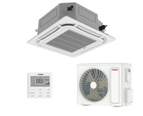 Перейти к категории «Инверторные кассетные сплит-системы R32 Tosot»