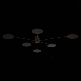 SL6006.402.06 Светильник потолочный ST-Luce Черный/Черный LED 6*5W 3000K