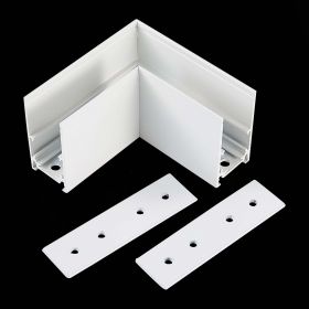 ST007.519.00 Угол-соединитель для подвесного / накладного магнитного шинопровода  ST-Luce Белый