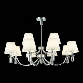 SLE111303-12 Светильник подвесной Хром/Белый E14 12*40W