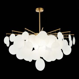 SL1231.302.08 Люстра потолочная ST-Luce Латунь/Белый E14 8*60W